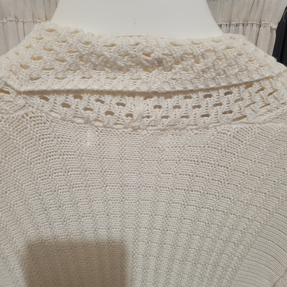 MAURADA  Vintage Crochet Knit Sweater/ Cardigan - Picture 6 of 7